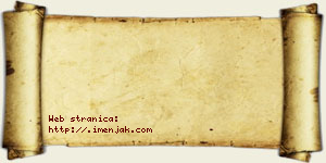 Anica Simanić vizit kartica